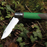 Нож OPINEL №12 EXPLORETICK REMOVER, зеленый 002489