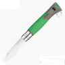 Нож OPINEL №12 EXPLORETICK REMOVER, зеленый 002489